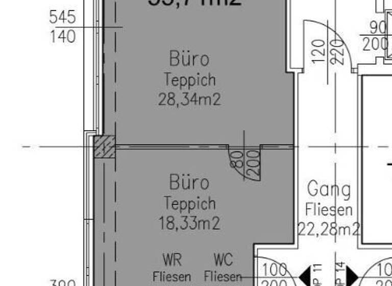Büro zur Miete 10,50 € Wiener Neudorf 2351