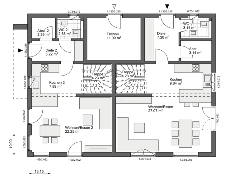 Mehrfamilienhaus zum Kauf provisionsfrei 743.103 € 6 Zimmer 220 m² 340 m² Grundstück Ötisheim 75443