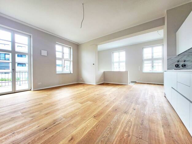 Wohnung zur Miete - Erstbezug 1.500 € 2 Zimmer 95,7 m² Bogenstraße 1 Wolfgang Hanau 63457
