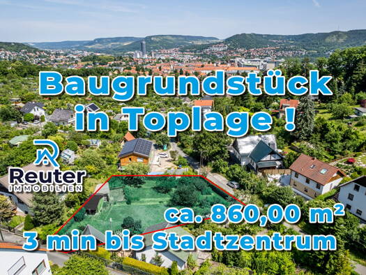 Grundstück zum Kauf 567.600 € 860 m² Grundstück Jena 07745