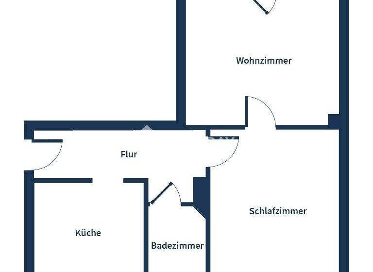 Wohnung zum Kauf 72.000 € 2 Zimmer 43 m² 2. Geschoss Düsternort Delmenhorst 27755