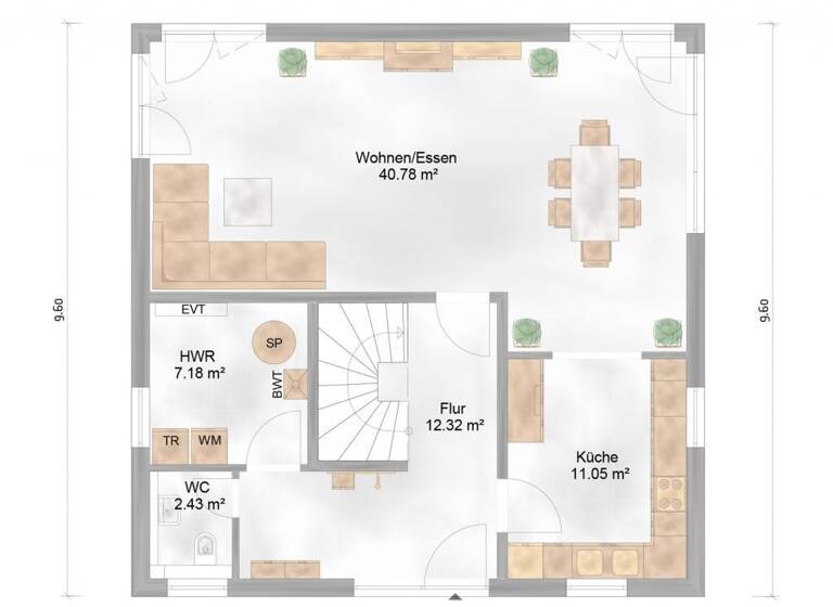 Haus zum Kauf provisionsfrei 320.000 € 5 Zimmer 151 m² 500 m² Grundstück Landau Landau an der Isar 94405