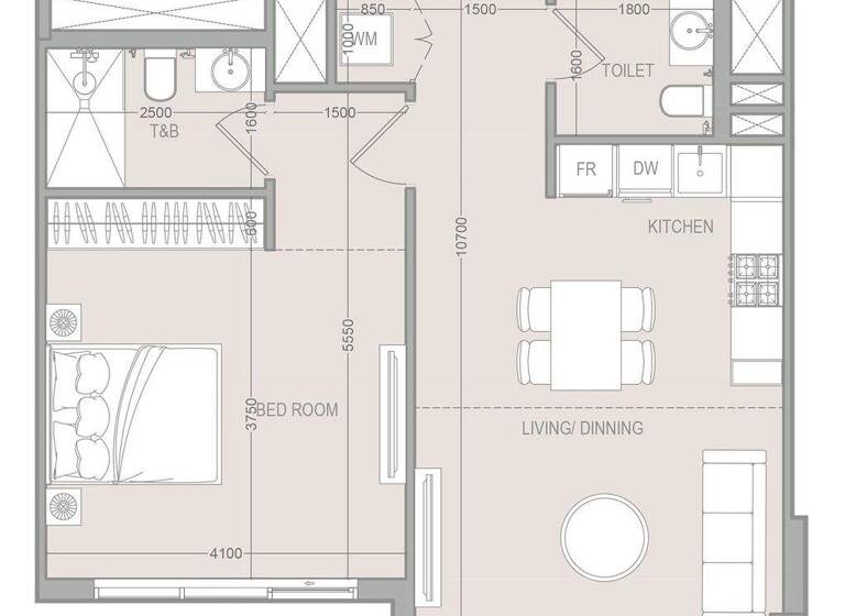 Wohnung zum Kauf provisionsfrei 470.054 € 2 Zimmer 71,5 m² Dubai 00000