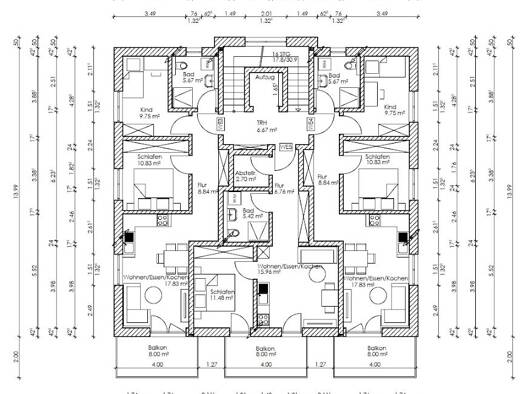 Wohnung zur Miete 650 € 2 Zimmer 45,5 m² Geschoss 1/4 frei ab 01.06.2026 Willmering 93497