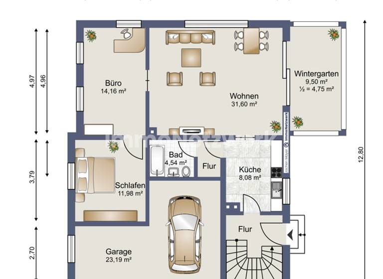 Mehrfamilienhaus zum Kauf 298.000 € 8 Zimmer 205 m² 660 m² Grundstück Innenstadt Neunkirchen/Saar 66538