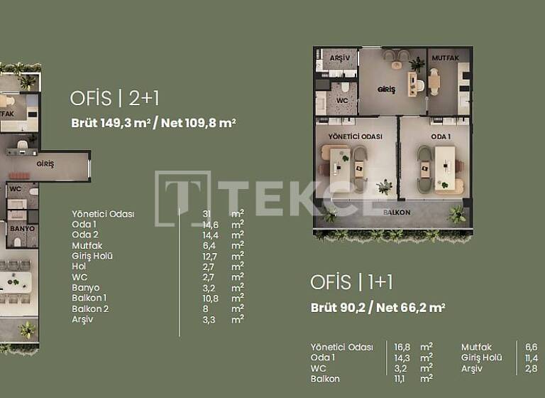 Büro zum Kauf 324.000 € Yenisehir