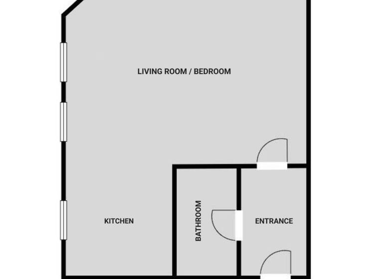 Studio zur Miete 950 € 1 Zimmer 33 m² 3. Geschoss frei ab sofort Glogauer Str. 32 Kreuzberg Berlin 10999