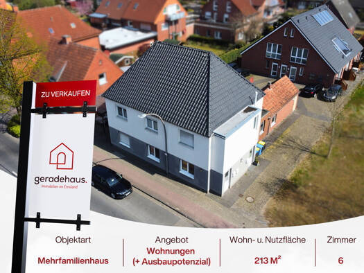 Haus zum Kauf 346.000 € 8 Zimmer 212,6 m² 414 m² Grundstück Darme Lingen 49809