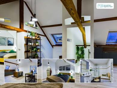 Wohnung zur Miete 650 € 2 Zimmer 75 m² Dachgeschoss Lebach Lebach 66822