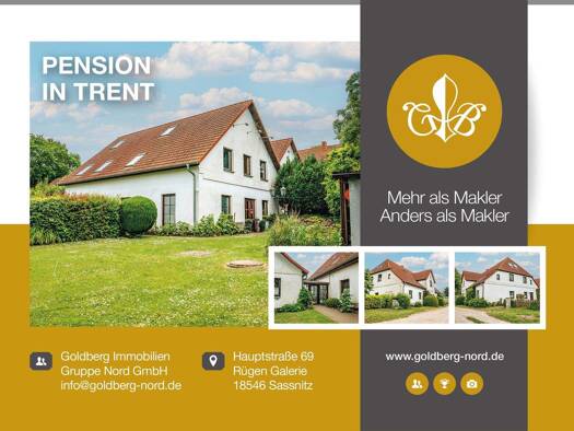 Haus zum Kauf 30 Zimmer 3.060 m² Grundstück Ganschwitz Trent 18569