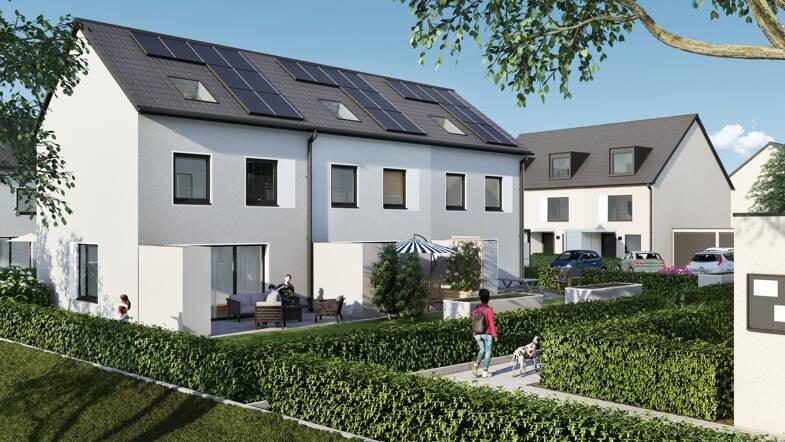 Reihenendhaus zum Kauf - Neubau provisionsfrei 339.990 € 4 Zimmer 120 m² 243,8 m² Grundstück Von-Stephan-Straße 30 Stadtkern Jülich 52428