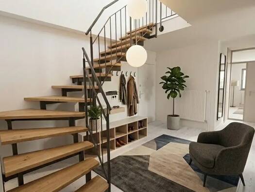 Maisonette zur Miete 1.950 € 4 Zimmer 140 m² Geschoss 7/8 frei ab sofort Durlacher Allee 4 Oststadt Oststadt 76131