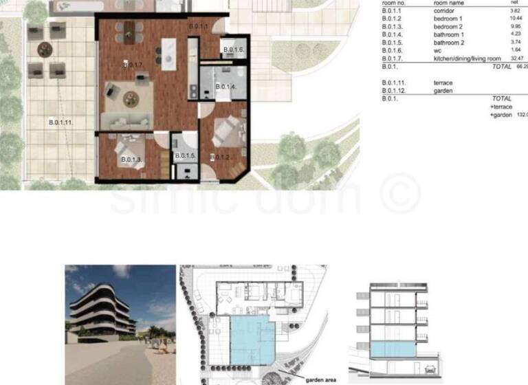 Wohnung zum Kauf 654.000 € 2 Zimmer 85 m² Trogir