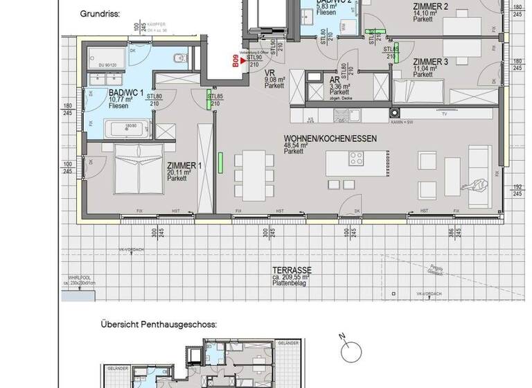 Wohnung zum Kauf 1.489.000 € 4 Zimmer 122,8 m² Pörtschach am Wörthersee 9210