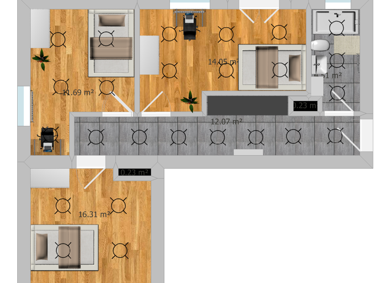 WG-Zimmer zur Miete 520 € 1 Zimmer 61 m² 2. Geschoss frei ab sofort Calvinstraße 12 Hummelstein Nürnberg 90459