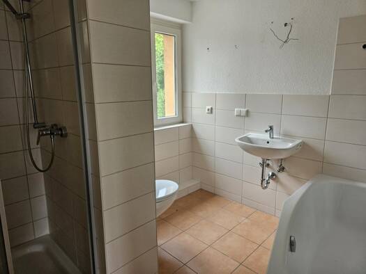 Wohnung zur Miete 384 € 2 Zimmer 48 m² 1. Geschoss In der Spitzbreite 25 Lemsdorf Lemsdorf 39118