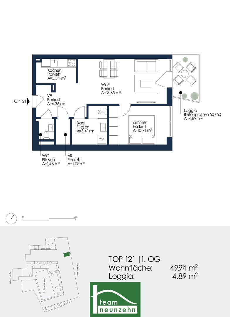 Wohnung zur Miete 543 € 2 Zimmer 49,9 m²<br/>Wohnfläche 1.<br/>Geschoss 01.02.2025<br/>Verfügbarkeit Neubaugasse 45 Lend Graz 8020