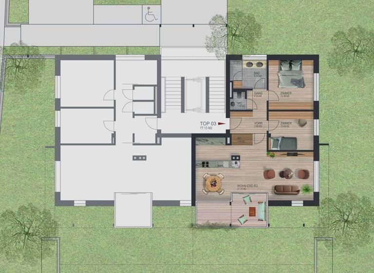 Wohnung zum Kauf - Erstbezug 656.007 € 3 Zimmer 77,1 m² Seeboden am Millstätter See 9871