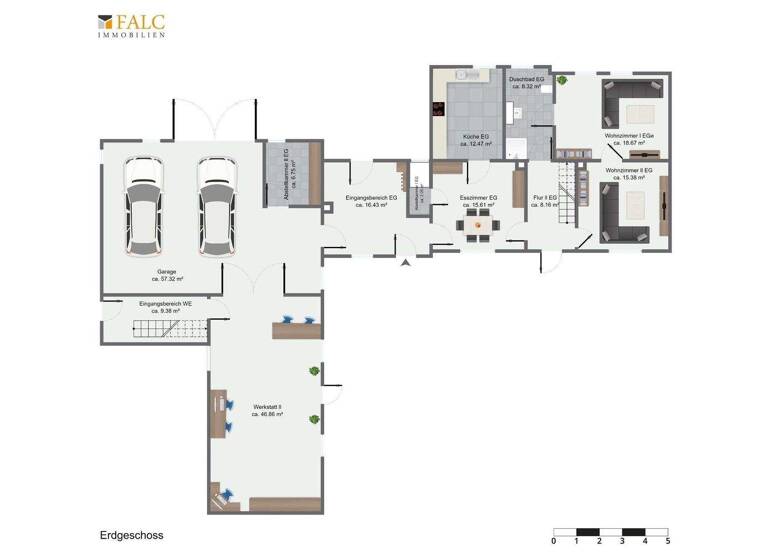 Mehrfamilienhaus zum Kauf 549.900 € 15 Zimmer 390 m² 8.047 m² Grundstück Pokrent 19205