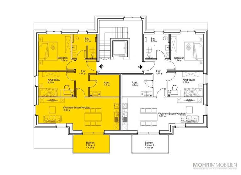 Penthouse zum Kauf 249.900 € 3 Zimmer 75,6 m² Margret-Hespe-Weg 2 Ranzenbüttel Berne 27804