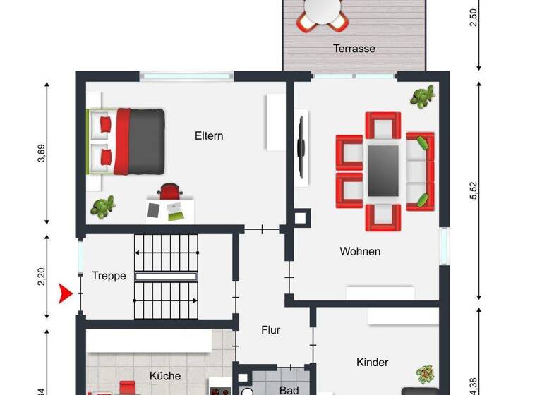 Mehrfamilienhaus zum Kauf 495.000 € 6 Zimmer 150 m² 490 m² Grundstück St Ilgen Leimen 69181