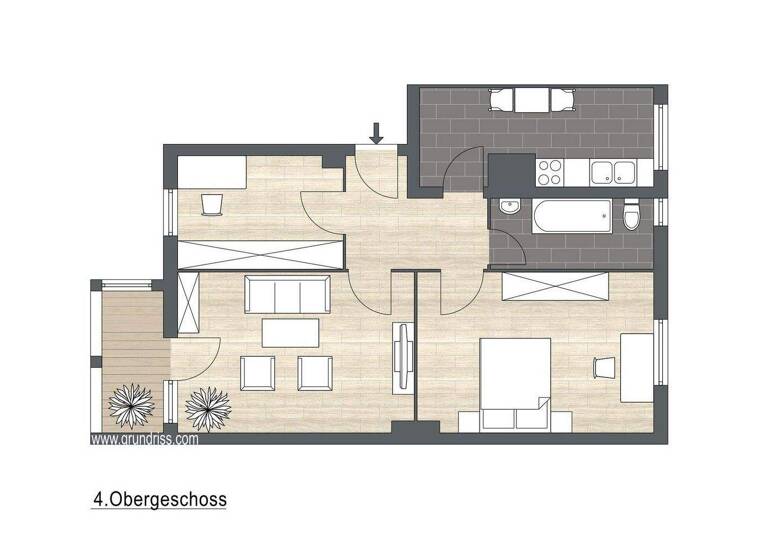 Wohnung zur Miete 1.460 € 3 Zimmer 70 m² 4. Geschoss Zehlendorf Berlin 14167