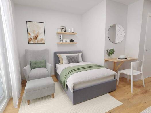Wohnung zur Miete 1.100 € 1 Zimmer 21 m² Geschoss 1/2 frei ab sofort Jevenstedter Straße 108 Lurup Altona 22547