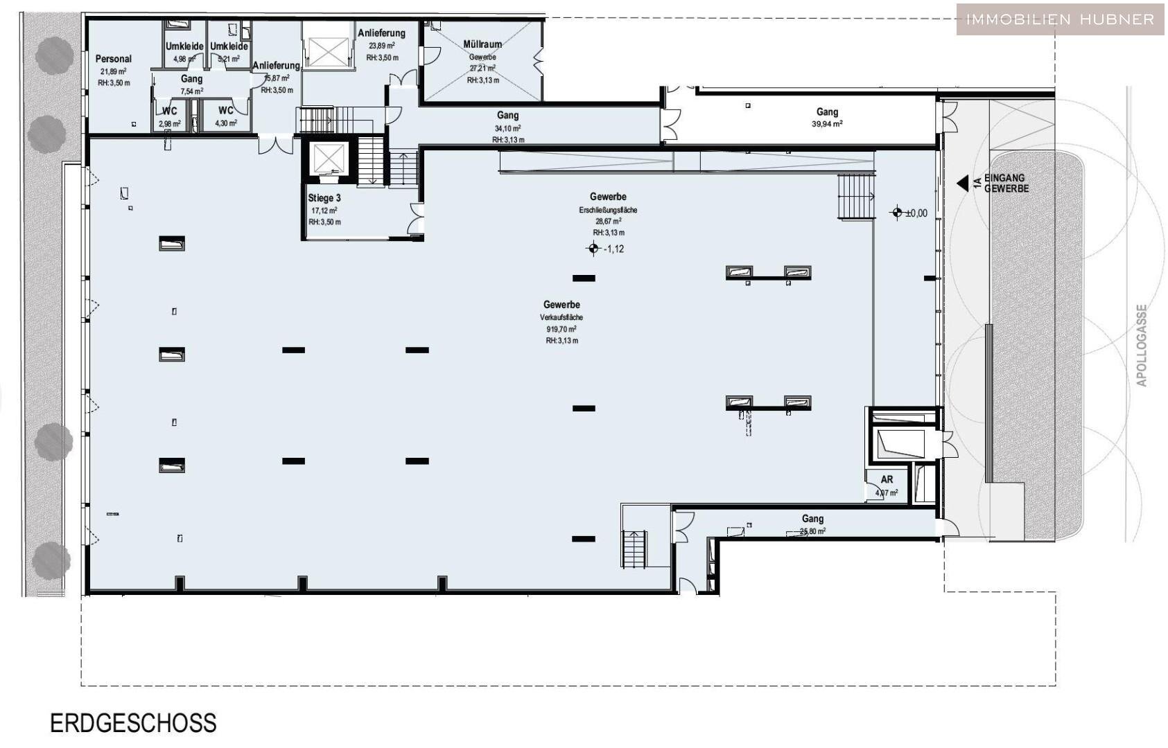 Laden zur Miete 1.500 m²<br/>Verkaufsfläche Wien 1070