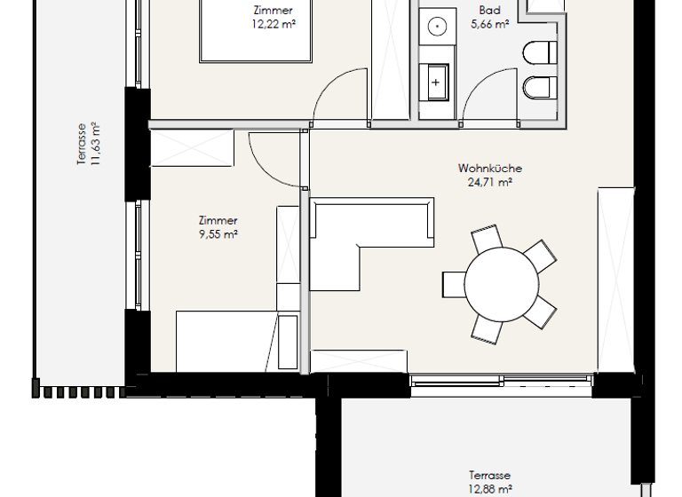 Wohnung zum Kauf - Erstbezug 585.000 € 3 Zimmer 84 m² Ritten