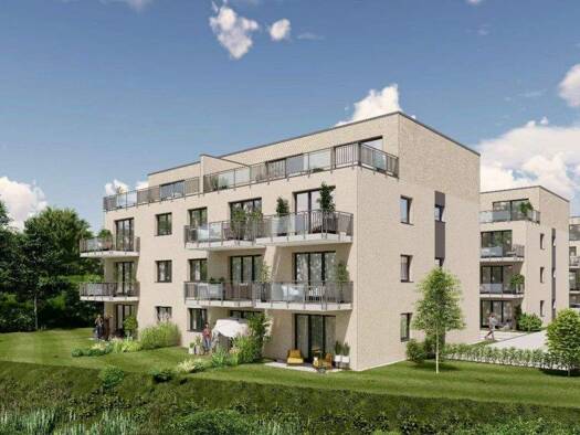 Wohnung zur Miete - Erstbezug 950 € 2 Zimmer 53,7 m² 2. Geschoss Neuthard Karlsdorf-Neuthard / Neuthard 76689