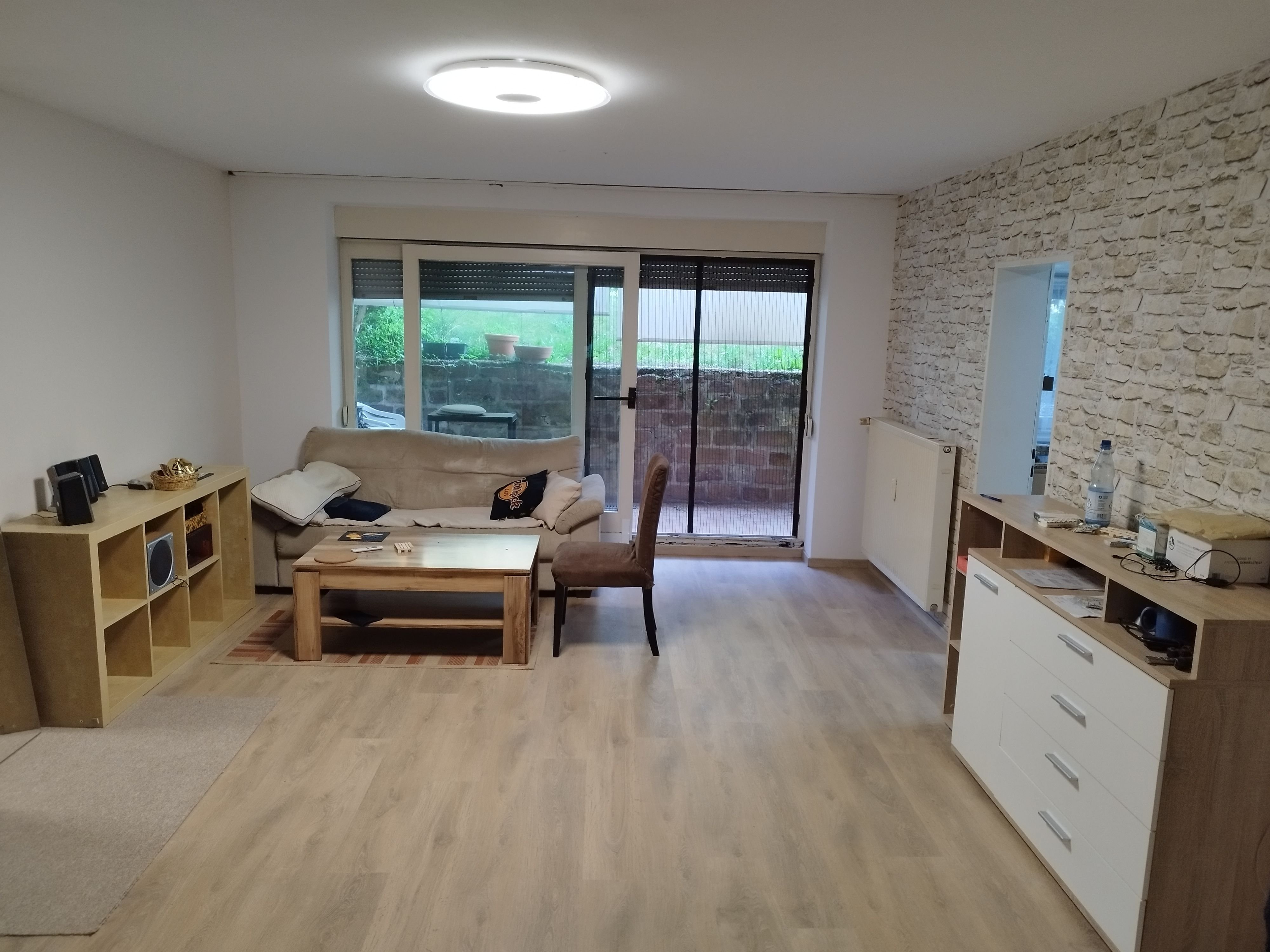 Terrassenwohnung zur Miete 500 € 2 Zimmer 62 m²<br/>Wohnfläche UG<br/>Geschoss ab sofort<br/>Verfügbarkeit Bruchhausen Ettlingen 76275