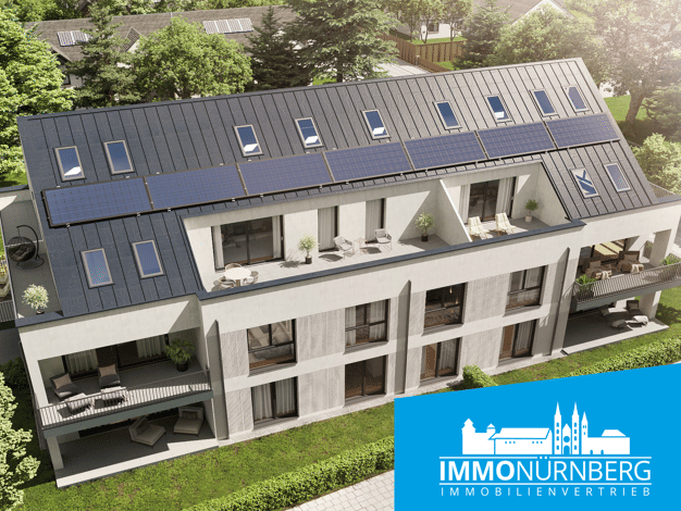 Terrassenwohnung zum Kauf - Erstbezug provisionsfrei 907.505 € 3 Zimmer 110,2 m² EG Kleinreuth h d Veste Nordwestliche Außenstadt 90425