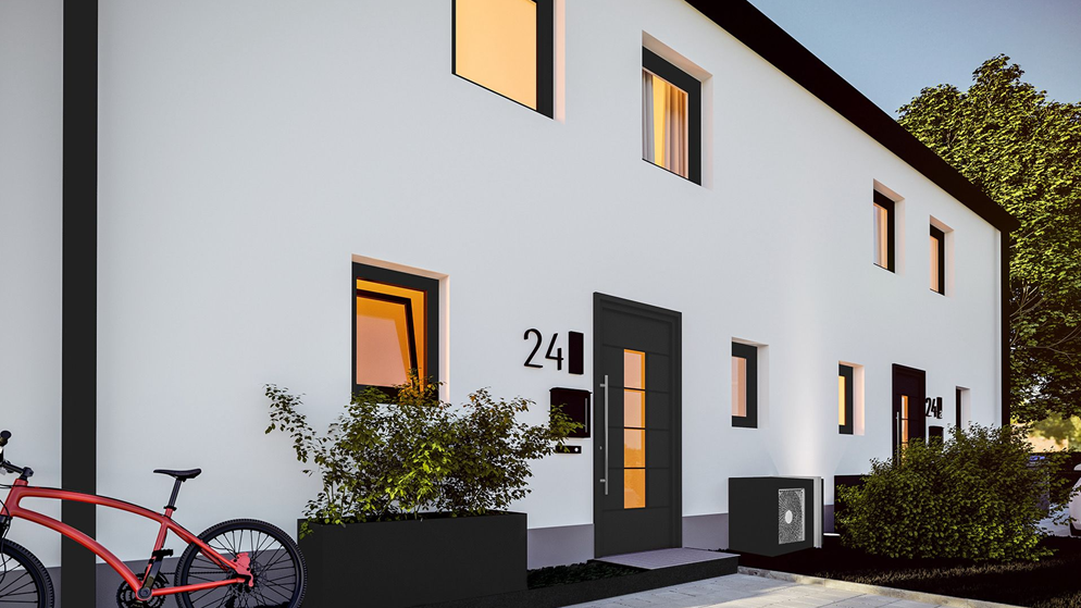 Immobilie in Hiltenfingen - neue Doppelhaushälfte (Haus D) KFW 55 in der Ortsmitte - Bild 2