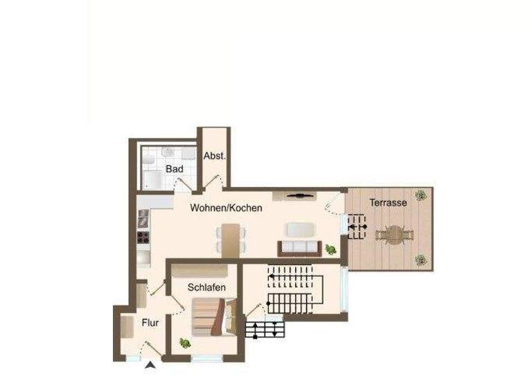 Wohnung zum Kauf provisionsfrei 209.000 € 2 Zimmer 65,3 m² Lüstringen Osnabrück 49086