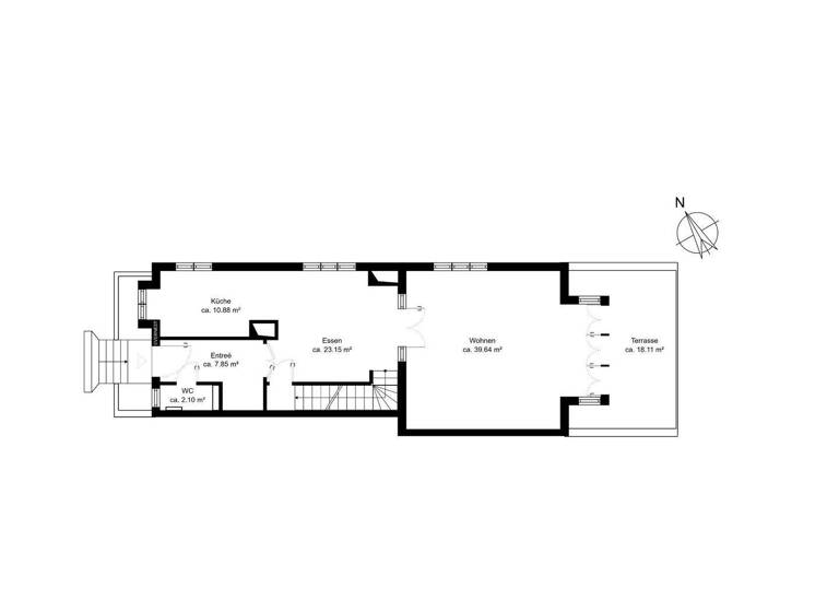 Reihenendhaus zum Kauf 1.790.000 € 5 Zimmer 220 m² 220 m² Grundstück Heerdt Düsseldorf 40549