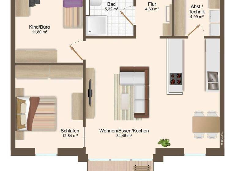 Reihenmittelhaus zum Kauf - Erstbezug 391.000 € 3 Zimmer 76,7 m² 279,2 m² Grundstück Moisburg 21647