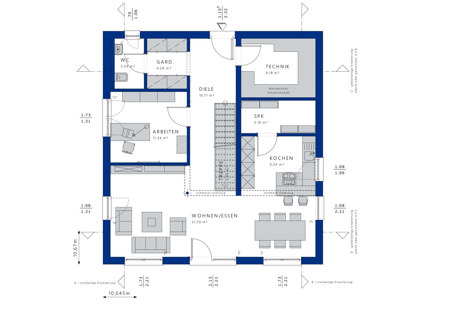 Doppelhaushälfte zum Kauf provisionsfrei 1.057.778 € 4 Zimmer 177 m²<br/>Wohnfläche 1.745 m²<br/>Grundstück Griesbach Bad Griesbach im Rottal 94086