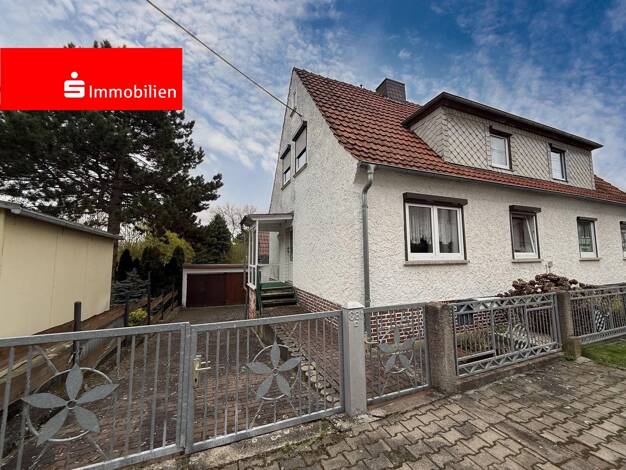 Doppelhaushälfte zum Kauf 135.000 € 4 Zimmer 148 m² 535 m² Grundstück Görmar Mühlhausen 99974