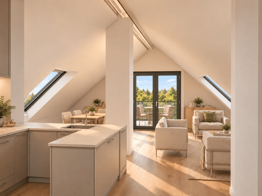 Wohnung zum Kauf - Neubau provisionsfrei 639.672 € 3,5 Zimmer 100 m² Geschoss 3/4 Lange Straße 13 Neckarhausen Nürtingen 72622