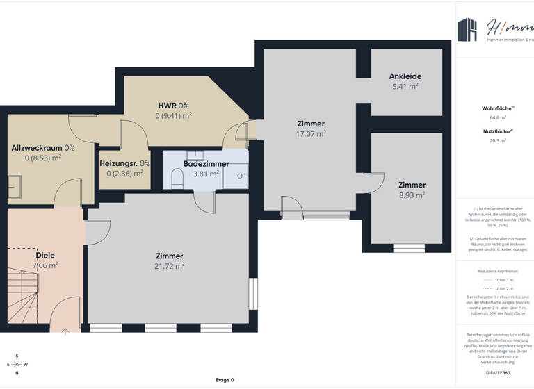 Einfamilienhaus zum Kauf 350.000 € 4 Zimmer 222,6 m² 397 m² Grundstück Friedland Lahnstein / Auf Ahl 56112