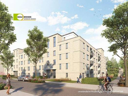 Wohnung zur Miete - Erstbezug nur mit Wohnberechtigungsschein 483 € 2 Zimmer 61,9 m² 2. Geschoss frei ab 01.03.2026 Fritz-Bauer-Str. 30 Duisdorf Bonn 53123