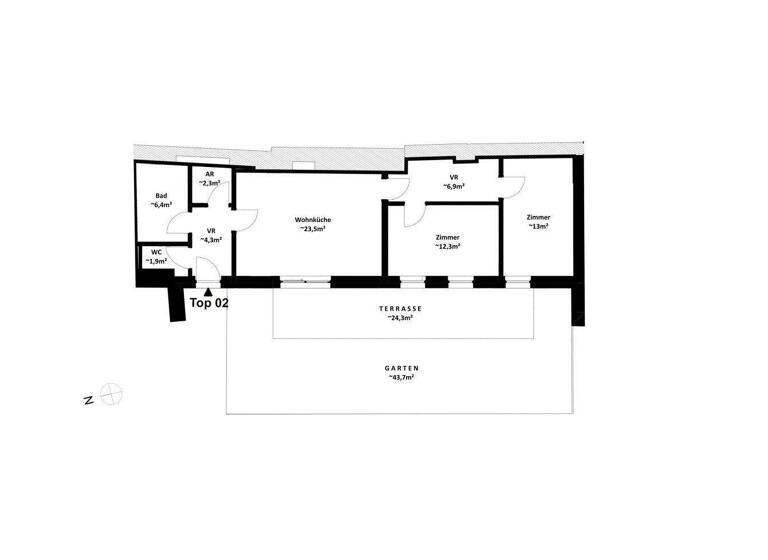 Wohnung zum Kauf 992.000 € 3 Zimmer 70,6 m² Wien 1190