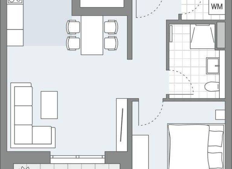 Wohnung zum Kauf - Erstbezug provisionsfrei 305.800 € 2 Zimmer 53,6 m² 1. Geschoss Niederdorfstraße 28 Kirchhofen Ehrenkirchen 79238
