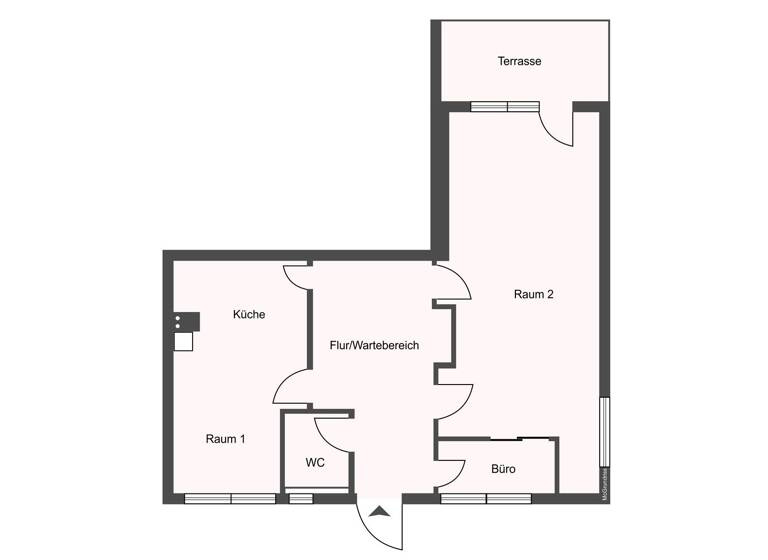 Terrassenwohnung zum Kauf 129.600 € 3 Zimmer 81 m² Scharnhorststraße 5 Alfeld Alfeld (Leine) 31061