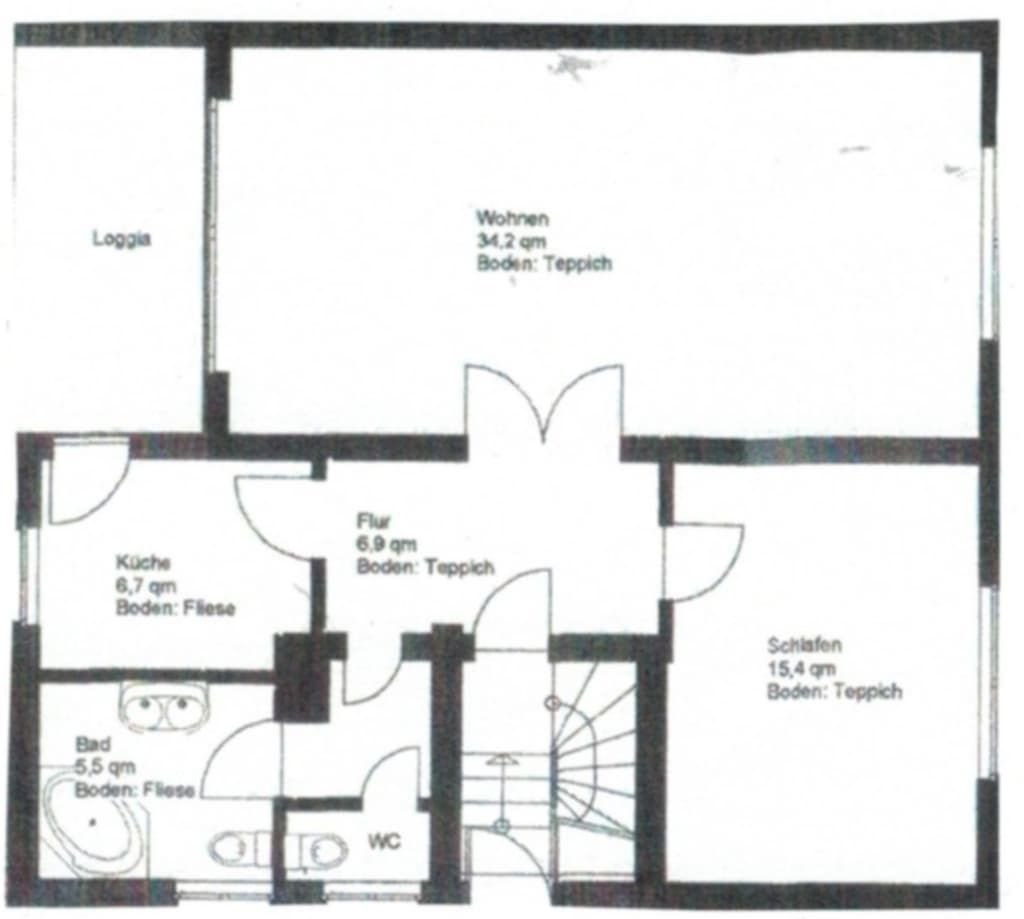 Wohnung zur Miete Wohnen auf Zeit 2.190 € 2 Zimmer 75 m²<br/>Wohnfläche 10.12.2024<br/>Verfügbarkeit Birkenallee Junkersdorf Köln 50858