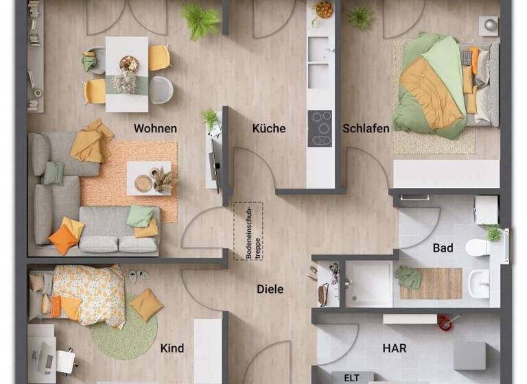 Bungalow zum Kauf - Erstbezug 264.087 € 4 Zimmer 77 m² 627 m² Grundstück Sangerhausen 06526
