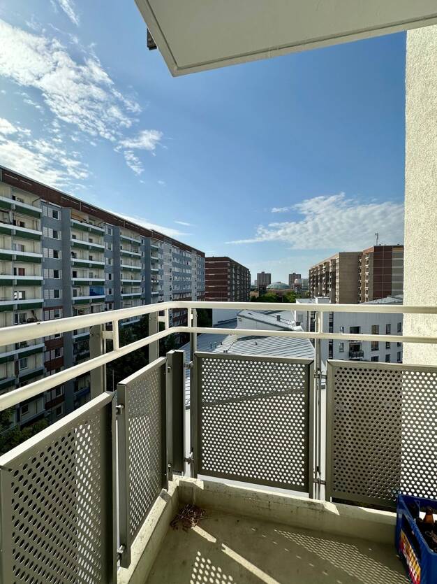 Wohnung zur Miete 329 € 2 Zimmer 38,6 m² 6. Geschoss Stuttgarter Allee 41 Grünau - Mitte Leipzig 04209