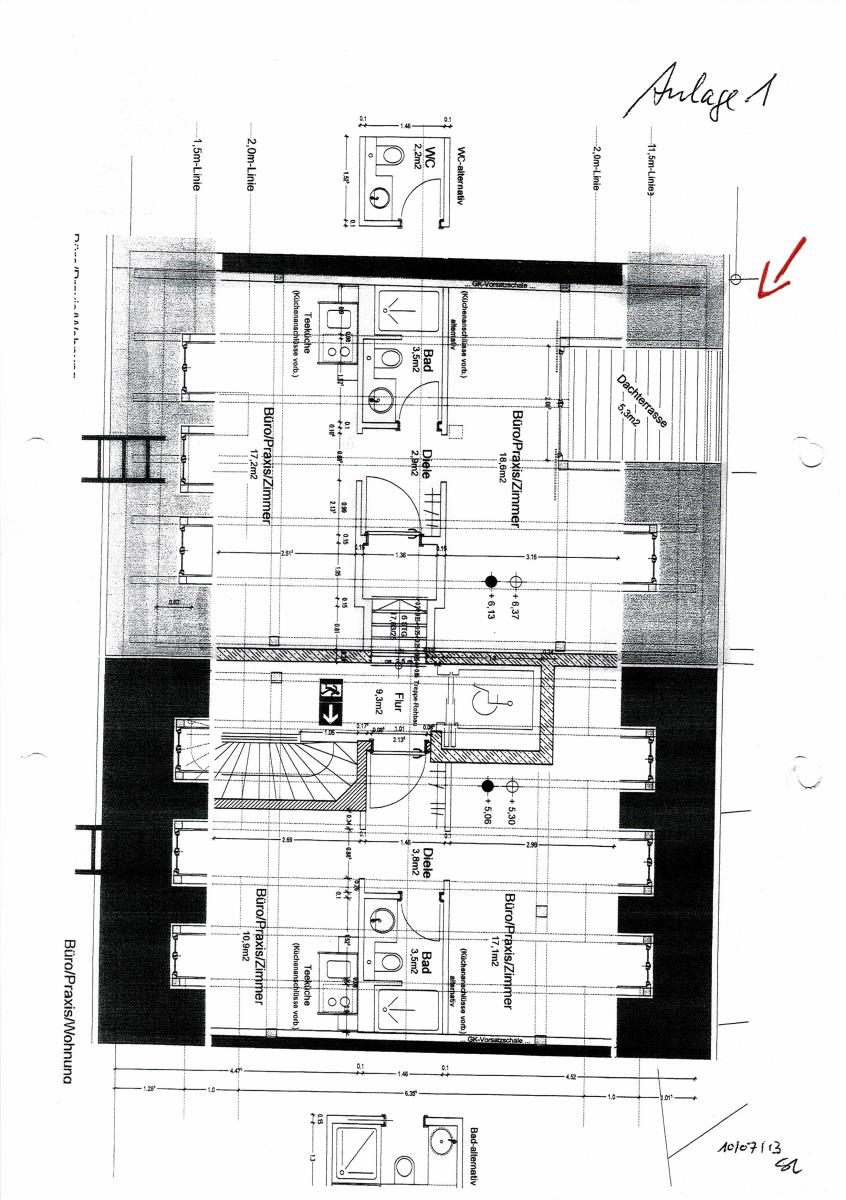 Büro-/Praxisfläche zur Miete 735 € 1 Zimmer 49 m²<br/>Bürofläche Murnau Murnau 82418