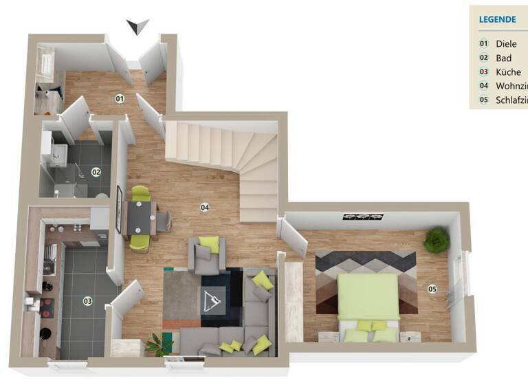 Maisonette zum Kauf 246.500 € 3 Zimmer 72,5 m² 3. Geschoss Löbtau-Süd Dresden 01159
