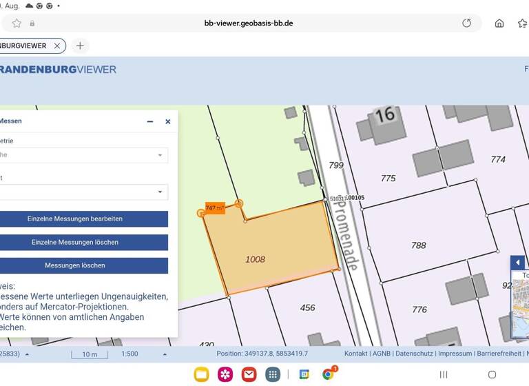 Grundstück zum Kauf 74.000 € 740 m² Grundstück Straße des Friedens Fehrbellin 16833